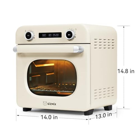GIZMIX 18L Sublimation Oven for Tumblers, Mugs & Bottles, Digital Heat Press Convection Oven with 360° Heating, Precise Temperature Control, Fits Multiple Items, Includes Heat Resistant Gloves GIZMIX