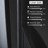 Room Divider Kit, 13.1 ft x 6.6 ft, 4 Rolling Wheels Curtain Divider Stand, Metal Frame, Darking Curtain, L-Shape Dressing Room for Boutique, Expandable Room Partition for Home Lvrunben