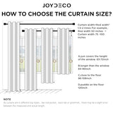 Joydeco Blackout Curtains for Bedroom - 84 Inch Long 100% Light Blocking 2 Panels Set White Drapes, Thermal Insulated Room Darkening Curtains, Linen Textured for Living Room, Rod Pocket & Back Tabs Joydeco