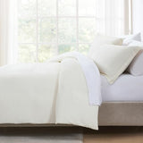 Lush Decor Lotti Boucle Duvet Cover 3 Piece Set King Soft White - White Duvet Cover- Textured Cozy Bedding Set - Modern Minimalist Decor Lush Decor