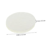 PLAFOPE 150 Pcs Car Perfume Cotton Cloth Premium Air Freshener Vent Clips Air Freshener Healthy Air Freshener Portable Diffuser Aroma Diffuser Safe Air Freshener Natural Sublimation White PLAFOPE