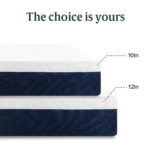 ZINUS 10 Inch Cooling Comfort Hybrid Mattress [New Version], Full, Fiberglass Free, Medium Firm Feel, Motion Isolation, Certified Safe Foams & Fabric, Mattress in A Box