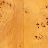 bali & pari Revelle Modern and Contemporary Real Mappa Burl Wood Console Table bali & pari