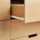 Walker Edison Modern 6-Drawer Dresser Bedroom Storage Organizer, 52 Inch, Riviera Cut-Out Walker Edison