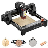 LONGER Ray5 mini 2.5W Laser Engraver and Portable Laser Engraver, 0.04mm Laser Spot, 12000mm/min, Desktop Laser Engraver, Ideal for DIY Projects on Wood, Metal, Acrylic, Leather, and More (2.5W) Longer
