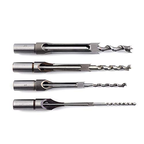 Woodworking Bench Mortiser Bench Drill Locator Set Square Hole Chisel Drilling Machine Location Tool Tenon Joint Mortising Attachment for Drill Press HaroldDol