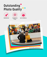 Liene 4x6'' Photo Printer, Phone Printer 100 Sheets & 3 Cartridges, Full-Color Photo, Portable Instant Photo Printer for iPhone Android, Thermal Dye Sublimation, Wi-Fi Picture Printer 100 Papers Liene