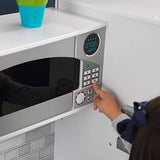 KidKraft Large Wooden Play Kitchen with Lights & Sounds, Icemaker, Play Phone, White, Gift for Ages 3+ KidKraft