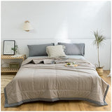 RDIAYDN Lightweight Summer Duvet, Single Summer Duvet, Thin and Light, Soft and Breathable Quilt for Double Bed, Quilted Machine Washable (F, 200 x 230 cm) RDIAYDN