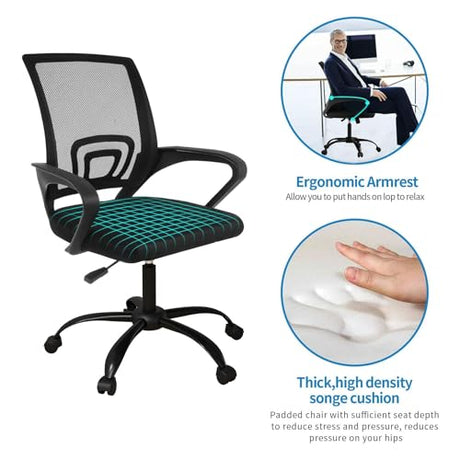 Bonzy Home 9FT Conference Table with Chairs Set, 4pcs Office Tables & 8pcs Chairs Set for Conference Room Meeting Room Training Room, Natural Bonzy Home
