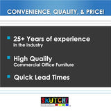 SKUTCHI DESIGNS INC. 10 Person Conference Table with Electric Modules and X Bases | Modular Oval Meeting Table | Harmony Series | 12Ft | White Cypress SKUTCHI DESIGNS INC.