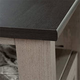 Sauder August Hill L-Shaped Home Office Desk, L: 59.06" x W: 58.74" x H: 29.25", Mystic Oak finish Sauder