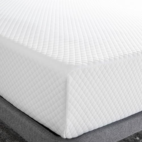 BreezeRest Full Mattress 6 Inch Memory Foam Mattress Bed in a Box,Medium Firm Cooling Gel Green Tea Full Size Mattress Colchones Full with Breathable Soft Fabric Cover CertiPUR-US Pressure Relief BreezeRest