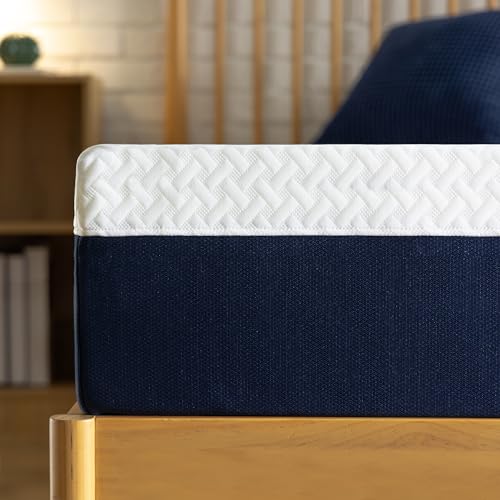 ZINUS 12 Inch Queen Cooling Comfort Hybrid Mattress [New Version], Fiberglass Free, Medium Firm Feel, Motion Isolation, Certified Safe Foams & Fabric ZINUS