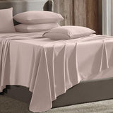 Hearth & Harbor Extra Deep Pocket Sheet Sets, Luxury Soft 6 Piece Bed Sheet Set Fits Mattress 18-24 Inches - Queen, Peach Beige Hearth & Harbor