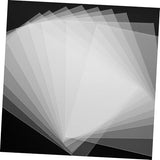 Unomor 10pcs Sheets Shrink Film Hot Crafts for Maker Heat Shrinkable Jewelry Art Wrapping Shrinking Key Making Supply Handicraft Supply Material Bops Transparent Unomor