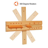 amocane Sauna 15 Minute Hourglass Sand Timer, Sauna Accessories Wooden Rotatable Timer for Infrared & Steam & Barrel Sauna (Hemlock Wood) amocane