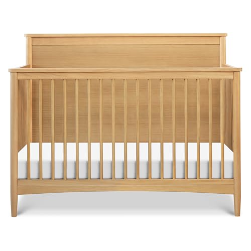 DaVinci Frem 4-in-1 Convertible Crib in Honey, GREENGUARD Gold Certified DaVinci