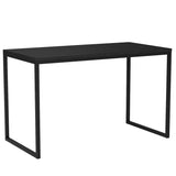 ZINUS Jennifer 47 Inch Black Frame, Computer Workstation, Office Desk, Easy Assembly, Deep Espresso Zinus