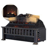 Country Living Electric Fireplace Logs, 20” LED Electric Fireplace Inserts with Infrared Heater, Electric Heater Heats up to 400 Sq. Ft., Remote Controlled Infrared Heaters for Indoor Use, Log Set Country Living