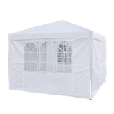 Panana Pop Up Gazebo 10''x10'' Waterproof Outdoor Garden Marquee Awning Party Tent Canopy and Carry Bag 3 X 3m (White) Panana