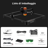 ATOMSTACK 10W Laser Engraver, A10 PRO V2 Laser Cutter, 0.06mm High Accuracy Laser Engraving Machine for Wood and Metal, Dark Acrylic, Glass, Leather ATOMSTACK