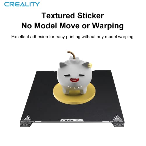 Creality Ender 3 S1 Original Print Platform Kit Magnetic Flexible Removable Spring Steel Texture Surface Print Build Plate Sheet for Ender 3 Neo/Ender 3 V2 Neo/Ender 3 S1 Pro/Ender 3 V3 SE 23 - WoodArtSupply