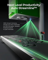 xTool F1 Ultra 20W Fiber & Diode Dual Laser Engraver, 10000mm/s Ultra Fast Laser Engraver and Cutter Machine for Jewelry, Metal, Wood, with Smart Camera, Auto Streamline, 3D Engraving Machine xTool