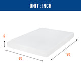 Queen Mattress 6 inch Gel Memory Foam Mattress Queen Mattresses Medium Firm Mattresses for Cool Sleep Relieving Pressure Relief CertiPUR-US Certified Mattress in a Box FDW