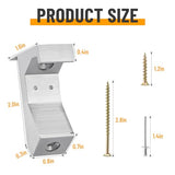 Venussar Squeaky Floor Repair Kit - Pack of 12 Aluminum Alloy Floor Repair Tool, Wood Floor Repair Kit for Eliminating Squeaky Floor Sounds Venussar