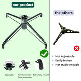 DJEMMPS Christmas Tree Stand, Folding Xmas Tree Stand Metal Christmas Tree Stand for Artificial Tree Folding Stand,Christmas Tree Base, Fits 0.5-1.25 Inch Pole DJEMMPS