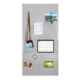 Seville Classics UltraHD® 2-Piece Pegboard Set w/ 23 Piece Hook Assortment, 24" W x 24" D, Granite Seville Classics