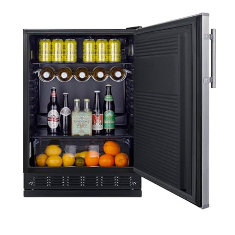 Summit 24" Nitro Cold Brew/Cold Brew Kegerator, Combination Dual Tap Kit, Stainless Steel- SBC7BRSCM2 Summit Appliance