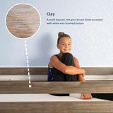 Max & Lily Solid Wood Twin over Twin Size Low Bunk Beds for Kids with Slide and Stairs, 400 lbs Weight Capacity, 14" Safety Guardrail, Anti-Slip Steps, Clay Max & Lily