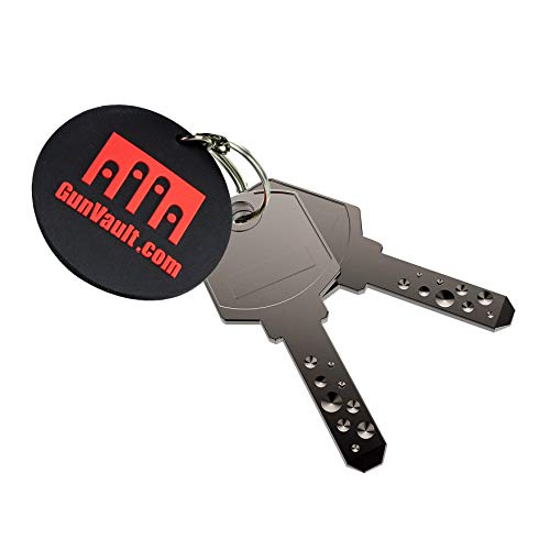 GunVault MiniVault - Quick Access Automatic Slide-Out Handgun Safe with Patented No-Eyes® Keypad (1 Pistol Capacity) GunVault