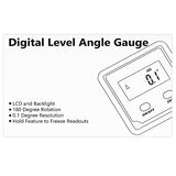 Lytool Digital Angle Finder, Angle Gauge Electronic Level Tool with Bubble Level and Magnetic Base, Digital Inclinometer Angle Measuring Tool for Woodworking, Construction and Machinery Lytool