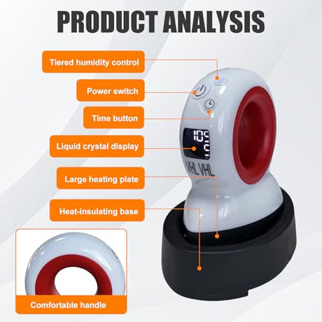 VHLVHL mini Heat Press Machine for T-Shirts with Vibration Function is Compact and Lightweight, Suitable for T-Shirts, Shoes, Hat VHLVHL
