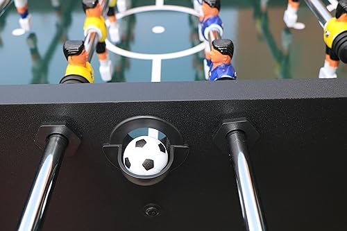 Foosball Table for Kids Adult Size 55",Soccer Game Table,Sturdy Football Table with Balls for Game Room 54.5x29.3x33.9,Game Tables with Cup Holder & Leg Levelers - WoodArtSupply