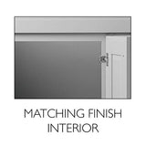 Design House 587063 Bath Modern Unassembled 2-Door Shaker Bathroom Vanity Cabinet Only, 24 x 18,Grey Design House