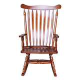 IC International Concepts Williamsburg Rocking Rocker Chair, Cherry IC INTERNATIONAL CONCEPTS