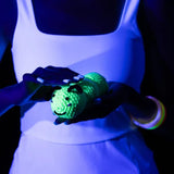 Red Heart Super Glow Glow Worm Green Yarn - 3 Pack of 1.8oz/50g - 100% Polyester - #4 Worsted (Medium) - 50 Yards - Knitting/Crochet Red Heart