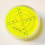 Magnetic Round Bubble Level Tool Bullseye Inclinometer Machinist Pocket Precision Spirit String Circular - Trailer Rv Leveling System Blocks Table Post Indicators Camper Leveler Magnet 2.4 Inch 60mm GEONASSUR