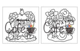 Cozy Spring: Cute Coloring Book for Adults & Teens with Easy and Bold Spring Inspired Designs (Bold and Easy Coloring Books) WoodArtSupply