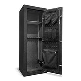 Stealth EGS14 Essential Gun Safe, Fireproof for 30 Minutes, Fits up to 14 Long Guns & Pistols, Adjustable Door Panel Organizer, California DOJ Approved, Internal Power Outlet, Durable Black Paint Stealth