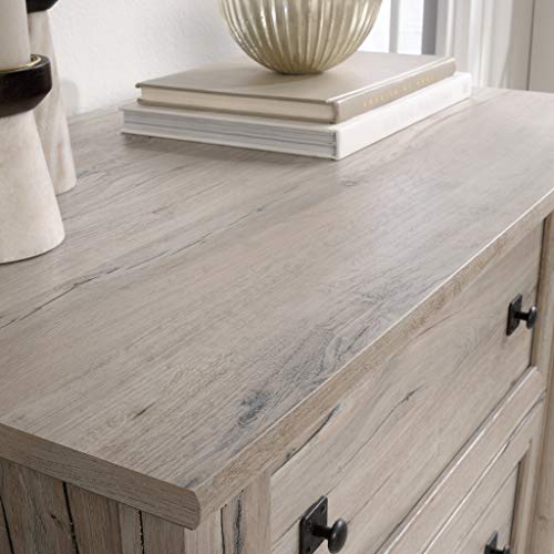 Sauder Palladia 2 Drawer File Cabinet, Lateral Filing Cabinets for Home Office, Hanging File Folders Organizer, Interlocking Drawers, in Split Oak Finish Sauder