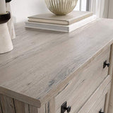 Sauder Palladia 2 Drawer File Cabinet, Lateral Filing Cabinets for Home Office, Hanging File Folders Organizer, Interlocking Drawers, in Split Oak Finish Sauder