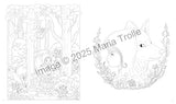 Fairytale Worlds: Coloring Book WoodArtSupply