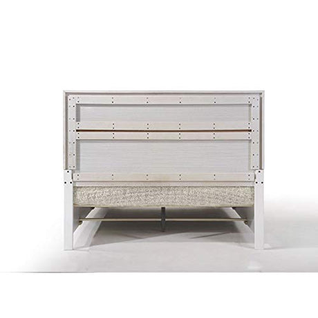 Acme Naima Queen Wooden Storage Bed in White ACME Furniture