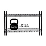 Honey-Can-Do SHF-01442 Storage Shelving, 5-Tier, Black Honey-Can-Do