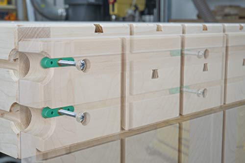 MICROJIG Matchfit DVC-538K2+DV-HK4.5K2-VP Dovetail Clamps (2-Pack) With Matchfit Variety Hardware Pack MICRO JIG